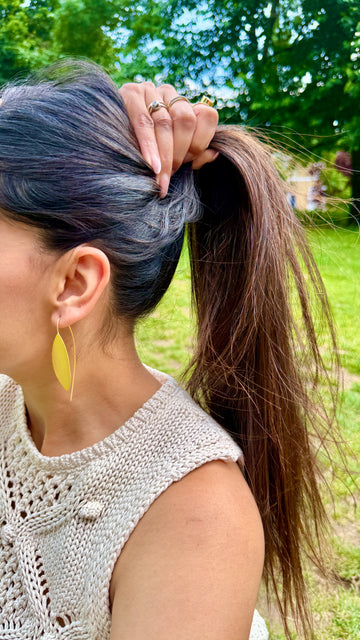 Golden Sway Drops Earrings