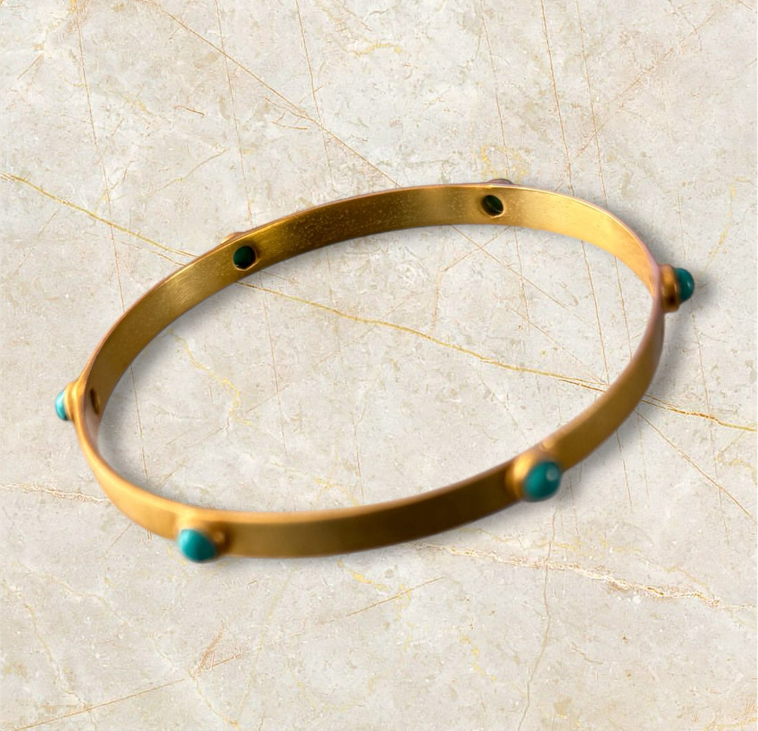 Turquoise Gaia Bangle