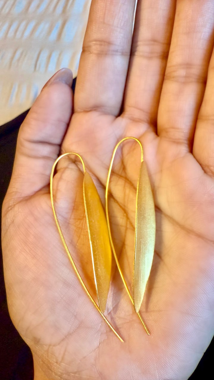 Golden Sway Drops Earrings