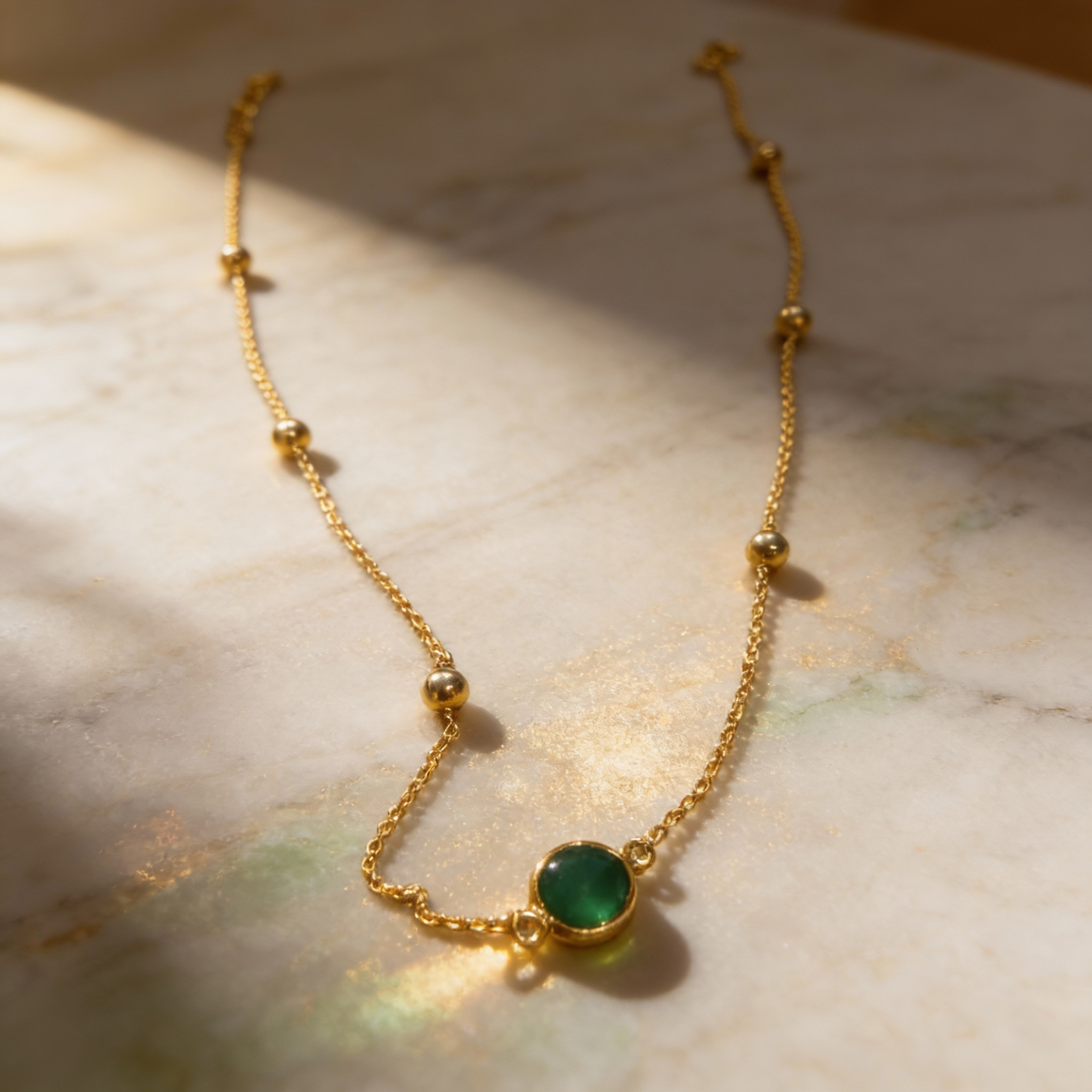 Nola Green Onyx Necklace