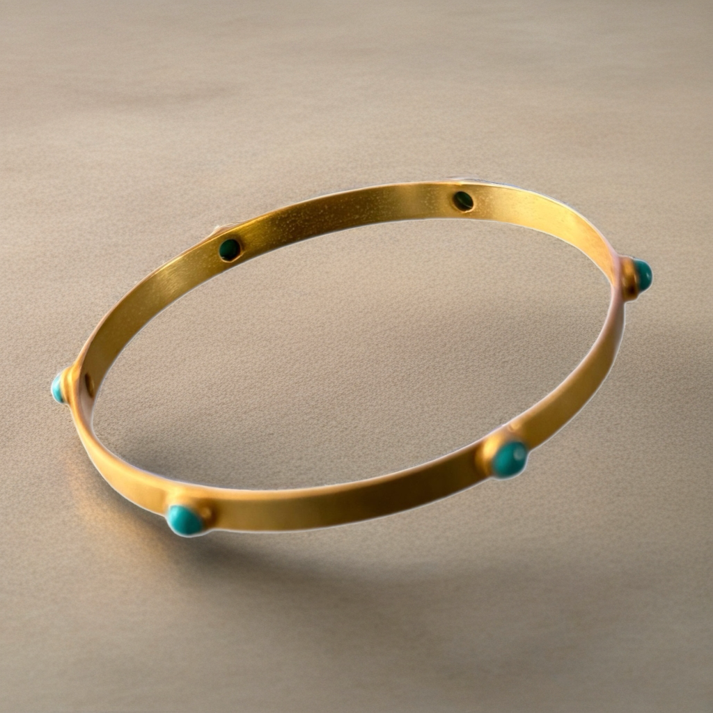 Turquoise Gaia Bangle