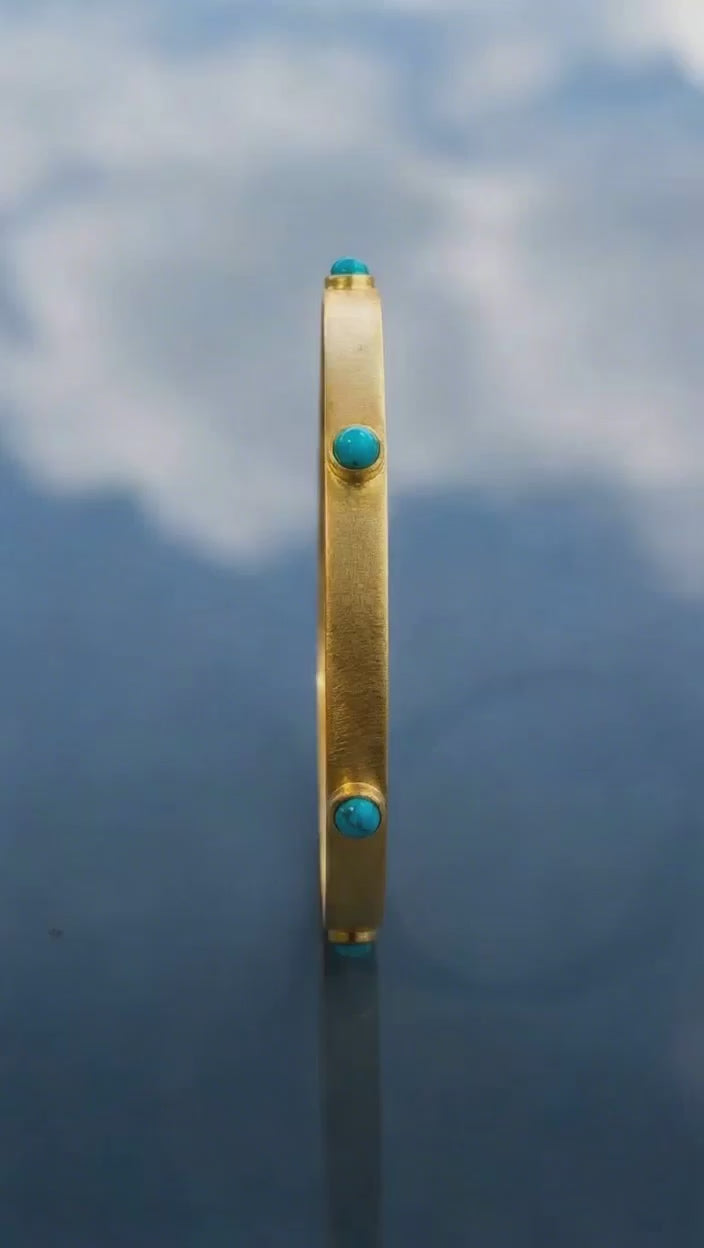Turquoise Gaia Bangle